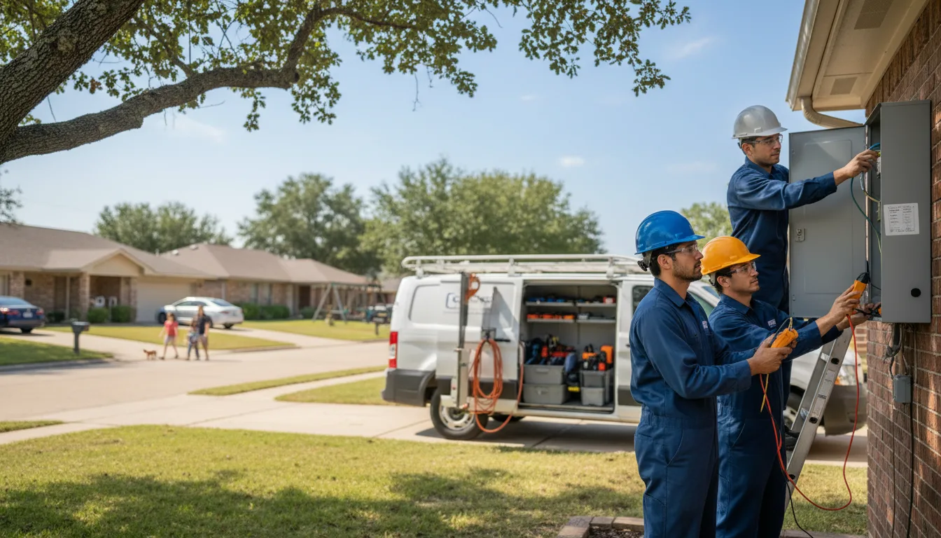 Certified electrician providing emergency electrical services in Perronville, MI
